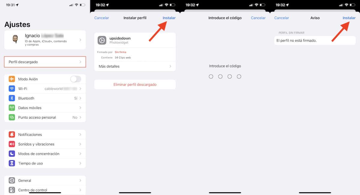 Cambiar iconos de aplicaciones de iPhone
